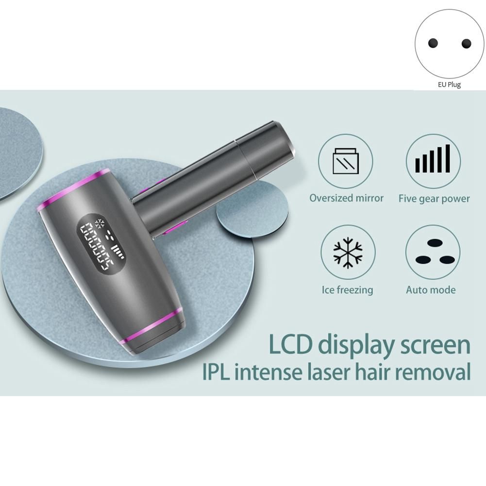 IPL Hair Removal Epilator Machine for Women Depilator Bikini Depilador Facial Home Use Devices Green EU Plug
