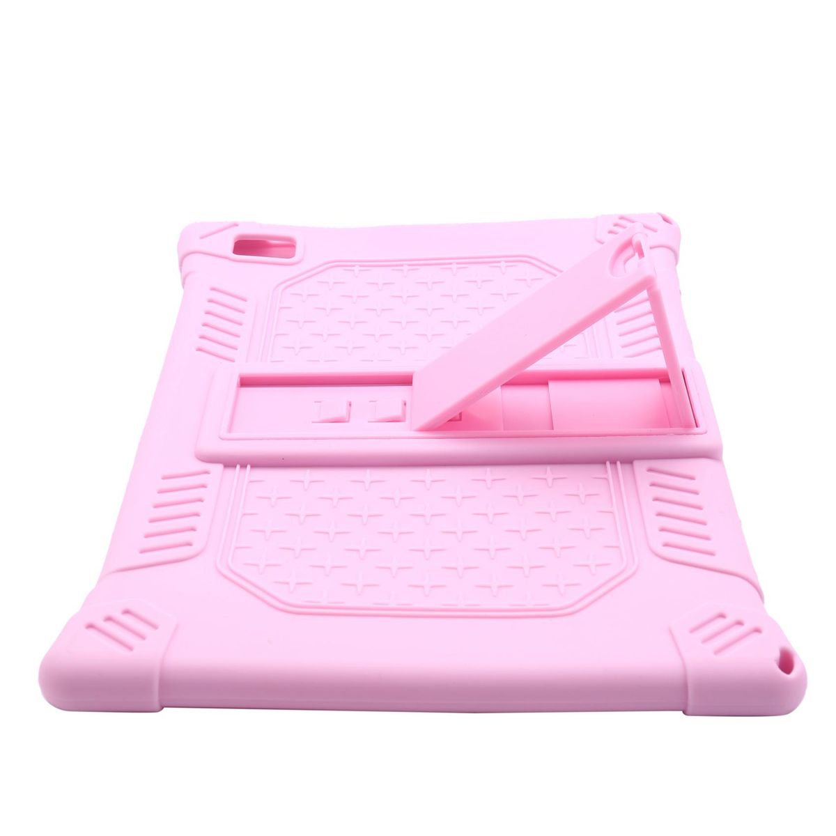 Case Cover for Teclast P20HD 10.1 Inch Tablet PC Stand Anti-drop Protection Silicone Case with Lanyard Pink