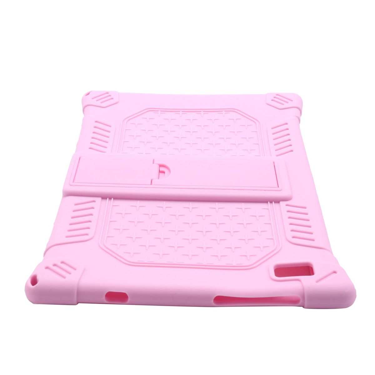 Case Cover for Teclast P20HD 10.1 Inch Tablet PC Stand Anti-drop Protection Silicone Case with Lanyard Pink
