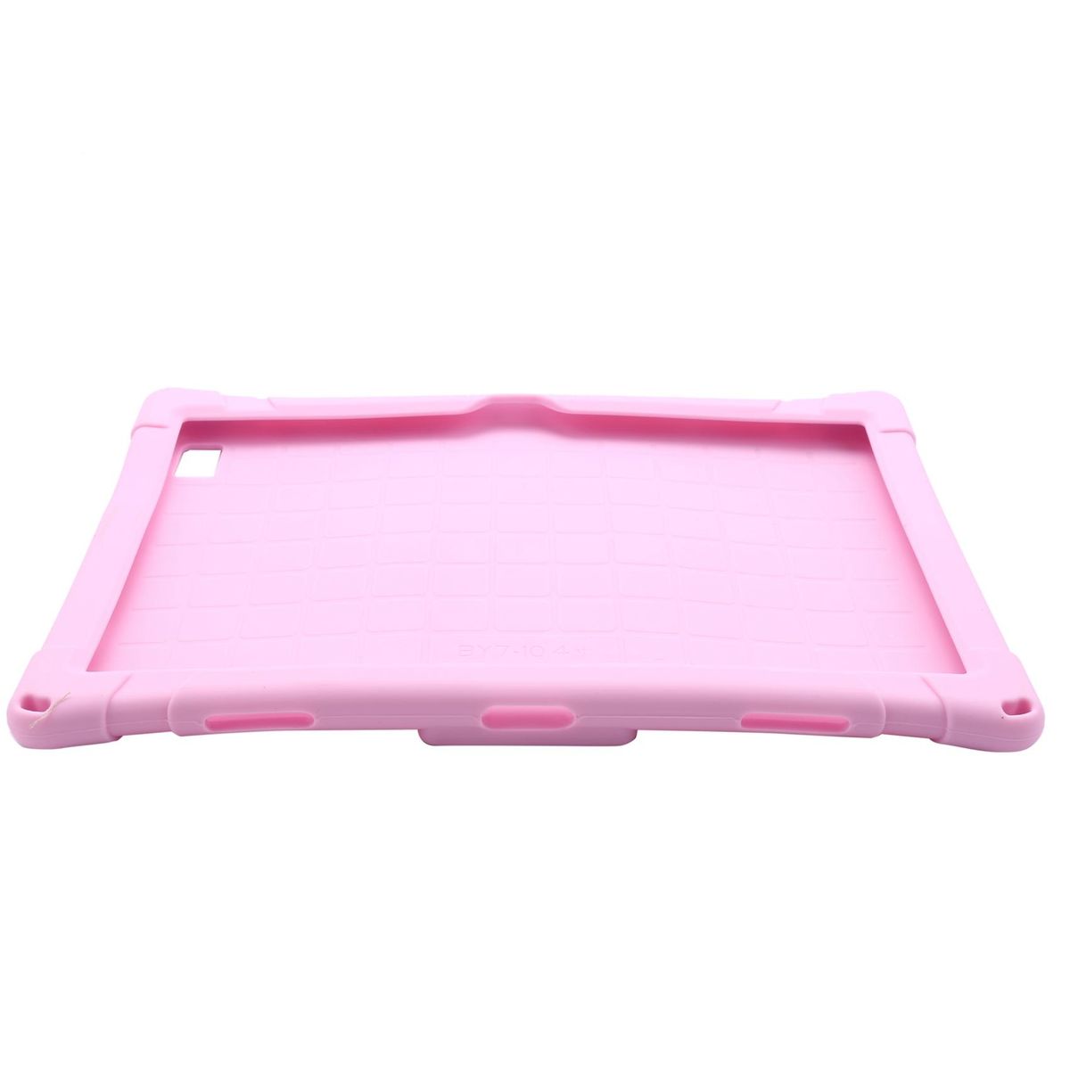 Case Cover for Teclast P20HD 10.1 Inch Tablet PC Stand Anti-drop Protection Silicone Case with Lanyard Pink