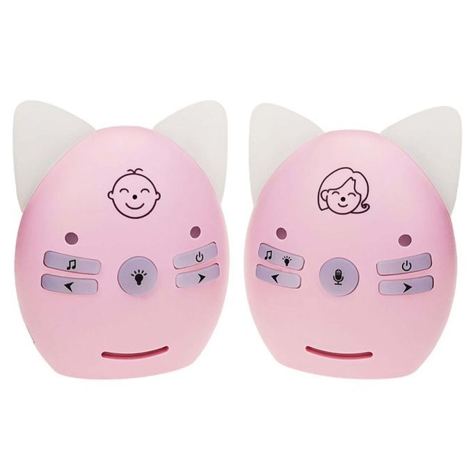Baby Cry Detector Baby Portable Digital Audio Sensitive Pink US Plug