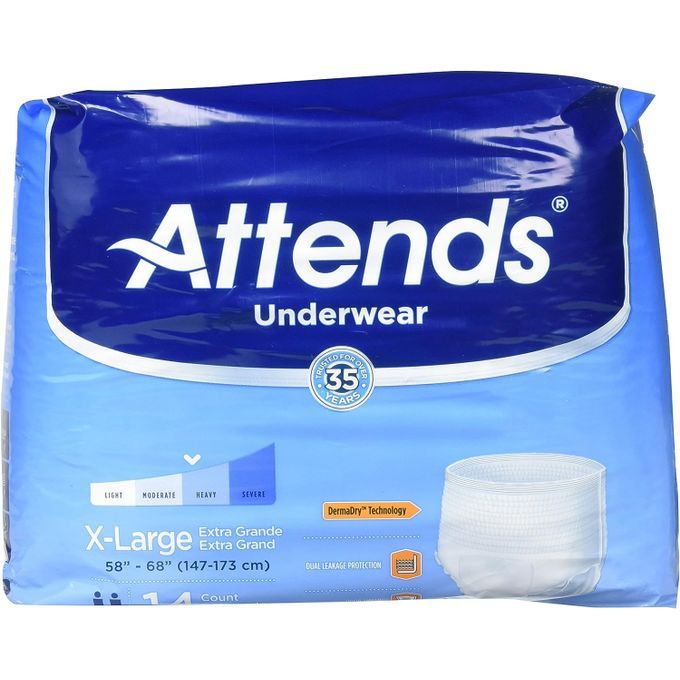 Underwear Extra Absorbency, X-Large 14 Count - CARTON OF 4