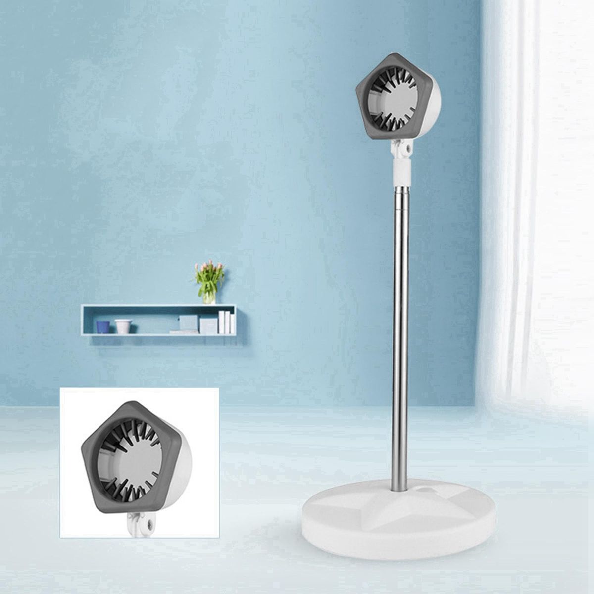 Hair Dryer Stand Holder Flexible Rack For  50-106cm