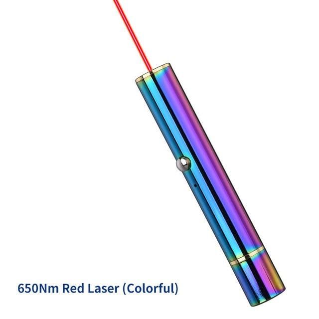 500-510nm Cyan Laser Pointer 532nm Green laser pen 650nm Red Laser Built-in USB Rechargeable Beam Pointer Pen