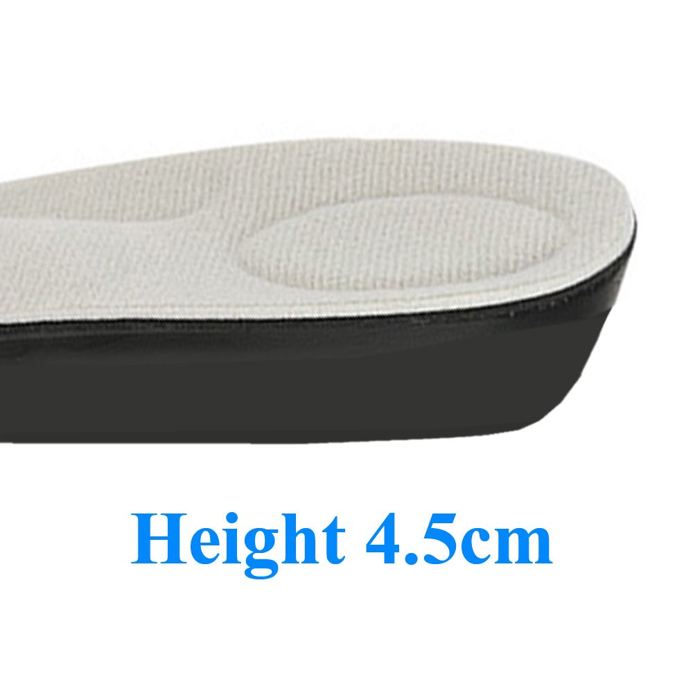 Invisible Height Increase Insole UniHeighten Heel Insert Grow Taller Increase Height Shoe Pad Heel Lift Taller Height 4.5cm