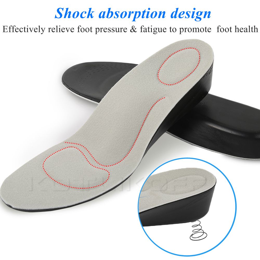 Invisible Height Increase Insole UniHeighten Heel Insert Grow Taller Increase Height Shoe Pad Heel Lift Taller Height 4.5cm