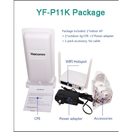 4G LTE CPE Waterproof Odu Industrial Router Wifi