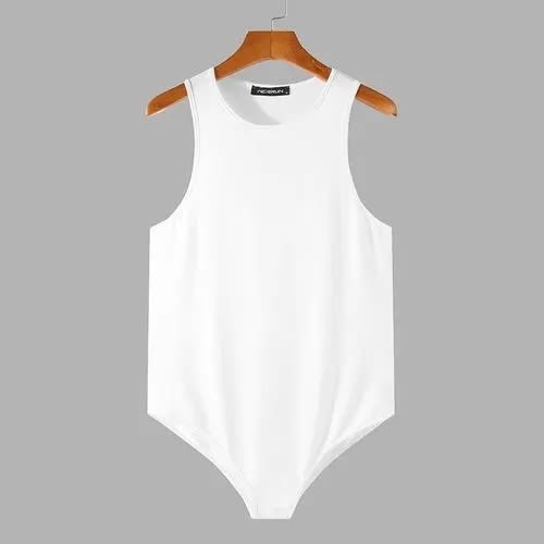 Sleeveless Bodysuit - White