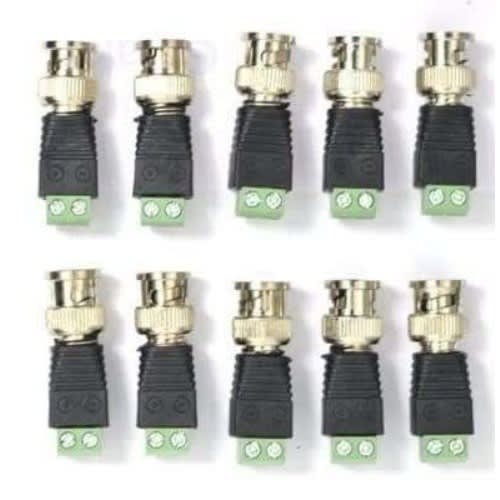 CCTV BNC Video Balun - 10 Pieces