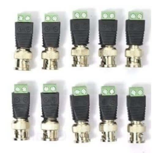 CCTV BNC Video Balun - 10 Pieces