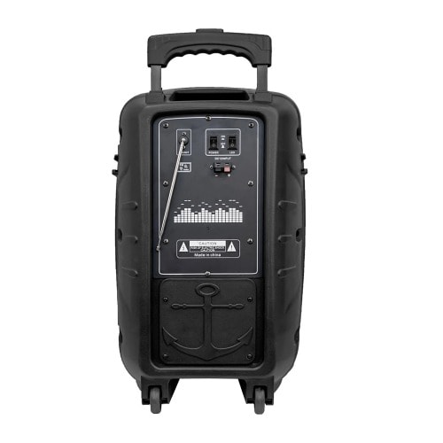 Amaz Bluetooth Outdoor  Portable Wireless Karaoke Bass  - Black - 12"inches