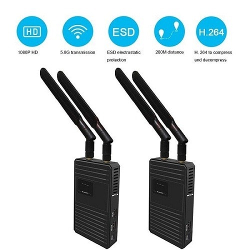 Hdmi Transmitter Receiver - Wireless Hdmi Extender For Camera Tv Pc