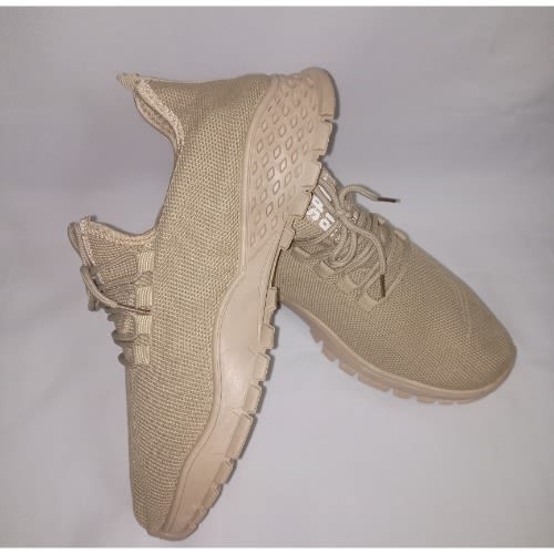 Men's Breathable Sneakers - Nude
