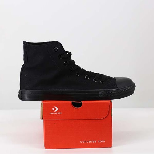All Black Hightop Sneakers