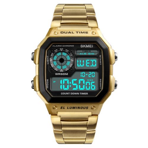 Digital Watch - Gold