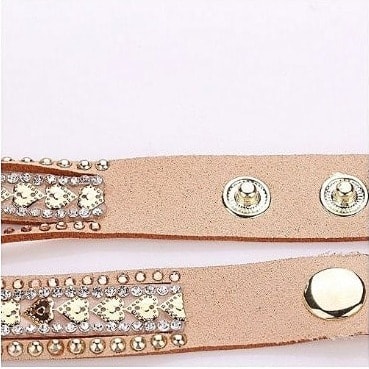 Women's Studded Watch With Love Bracelet Band