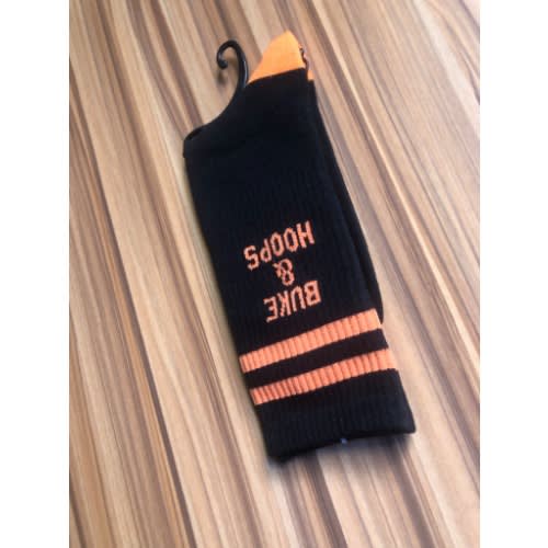 Men's Edge Orange Cotton Socks