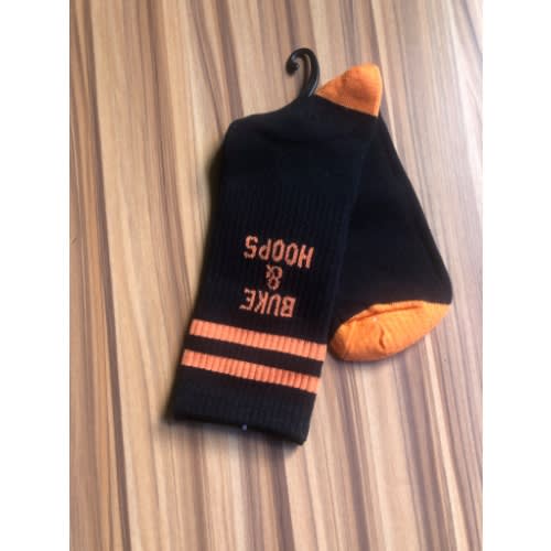 Men's Edge Orange Cotton Socks