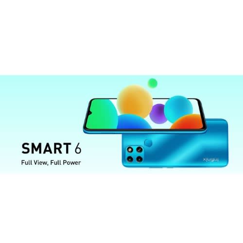 Infinix Smart 6 4G -2GB RAM + 32GB ROM -5000mAh-Face ID- Green