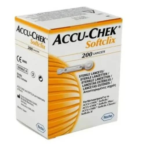 Softclix Glucometer Lancets -  200 Lancets