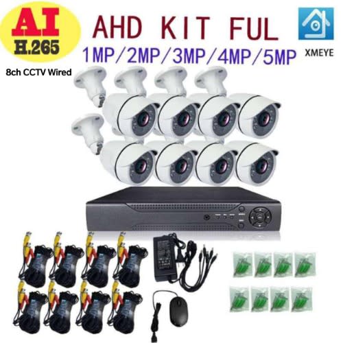 8ch Cctv Wired System 5g Network Super Vision