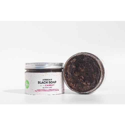 African Black Soap With Carrot - 300g
