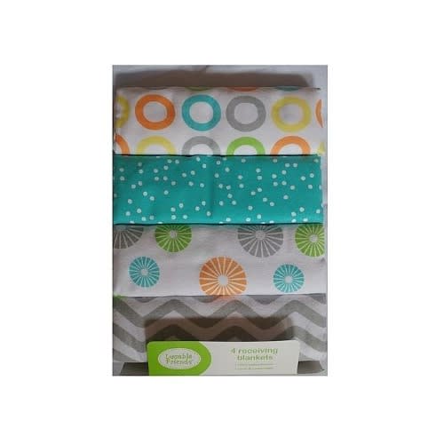 4 In 1 Baby Blankets - Multicolour