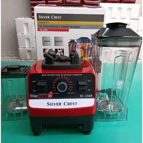 Commercial Ice Crushing Blender With Extra Mill Jar - 2l - 3000w