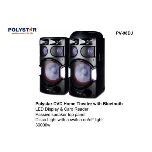 30000w Xbass Dvd Home Theatre With Bluetooth Pv-98dj