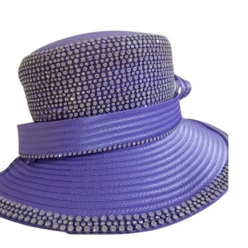 Vibrant Indigo Sinamay Hat