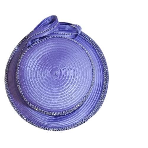 Vibrant Indigo Sinamay Hat