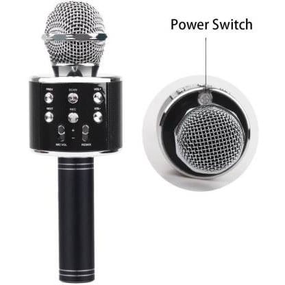 Wireless Bluetooth Portable Handheld Karaoke Mic With Hifi- Speaker - Bluetooth Easy - 3-in-1