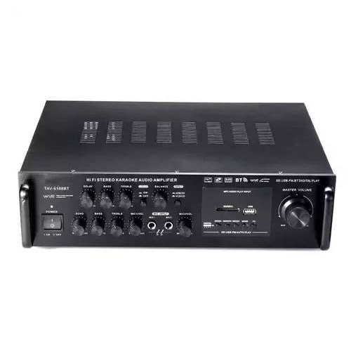 2000 Watts Power Amplifier With Bluetooth, Radio, Usb, Remote For Speakers