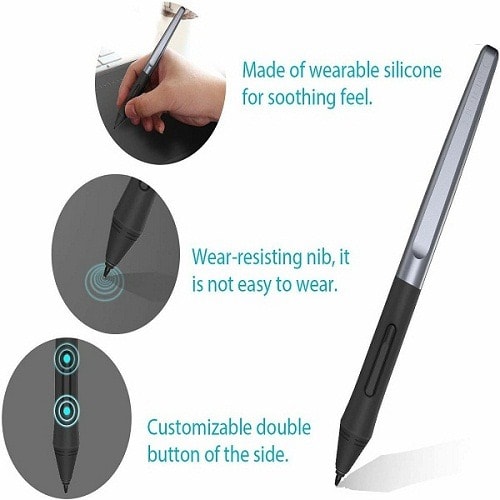 Pw100 Pen For Huion Inspiroy H640p H950p H1060p H610pro V2 Hs610 Hs64 H420 Graphics Tablet