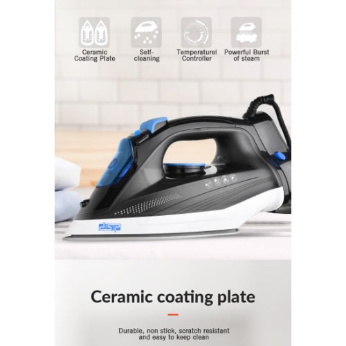 Cordless & Wired Steam Iron 2000w With Adjustable Temperature