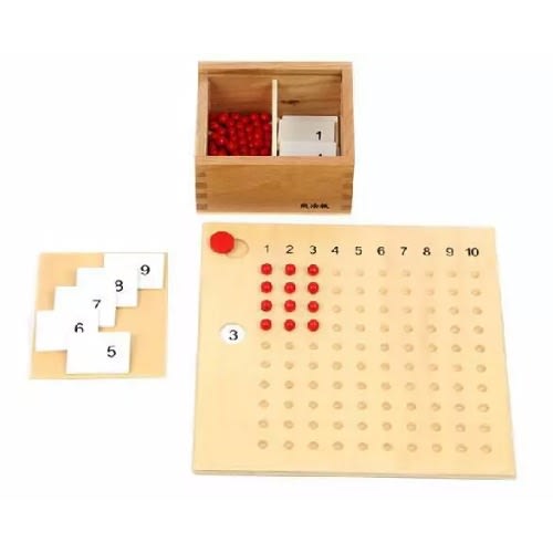 Montessori Multiplication Bead Board