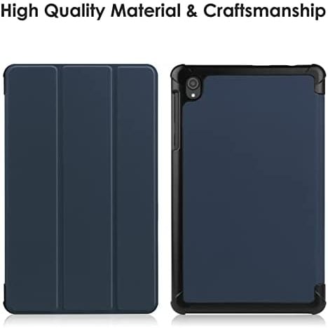 Flip Leather Case Cover For Nokia Tab T20 - Blue