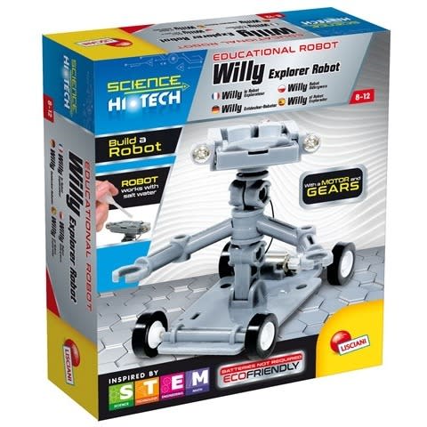 Hi-tech Willy Explorer Robot Science – Lisciani Dimension: 18.00 x 21.50 x 5.00