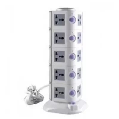 20-socket Vertical Extension Box & Surge Protector