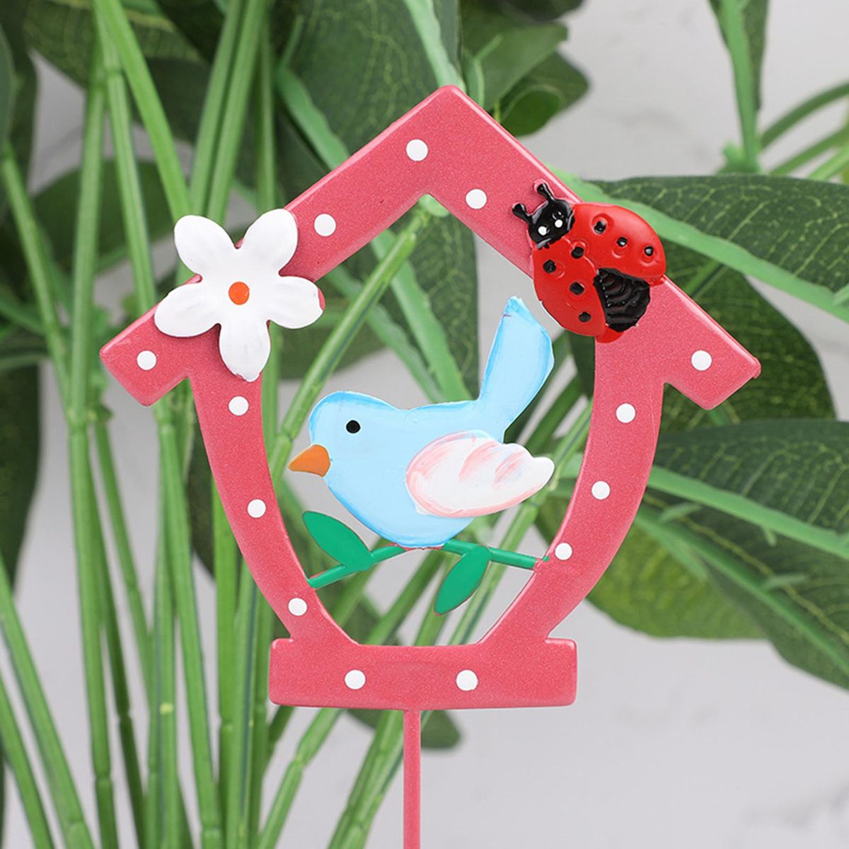 Flower Pot Windmill Ladybug Dragonfly Flower Pot Windmill M