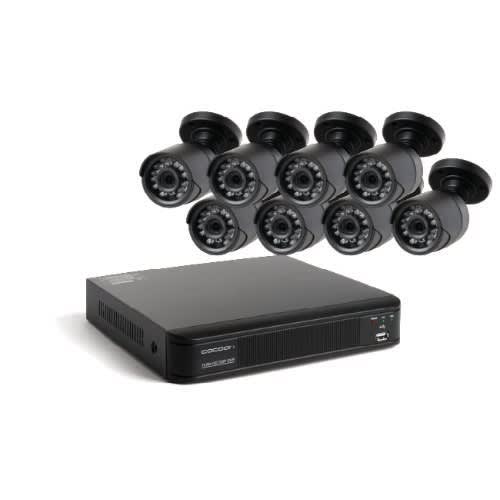 8 Camera Home Security System With Dvr