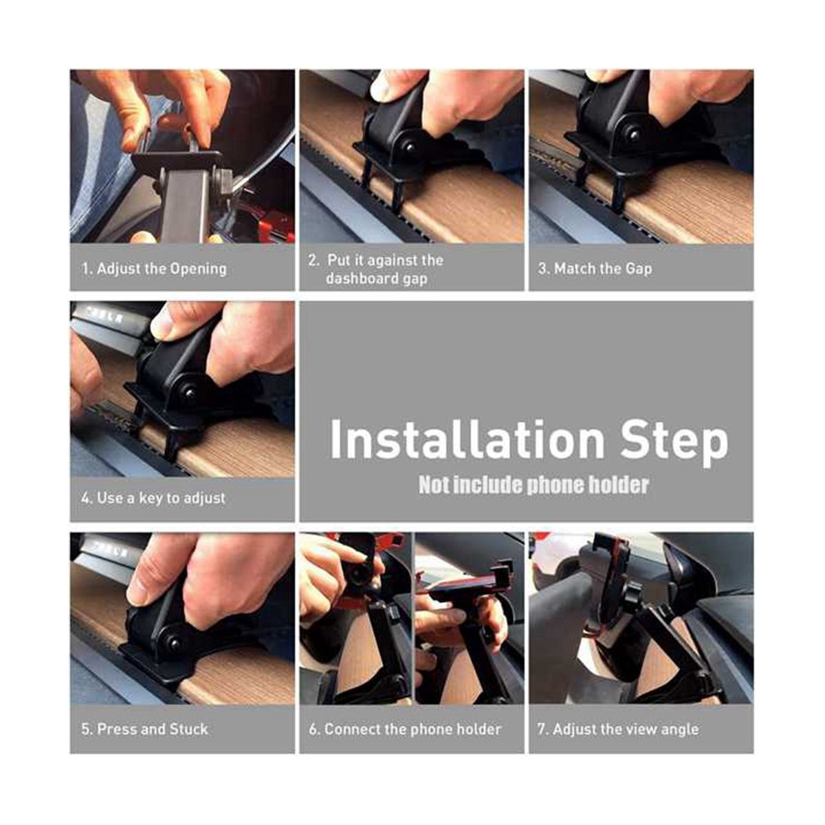 Phone Mount Phone Holder Support Dashboard for Tesla ModelY Model 3