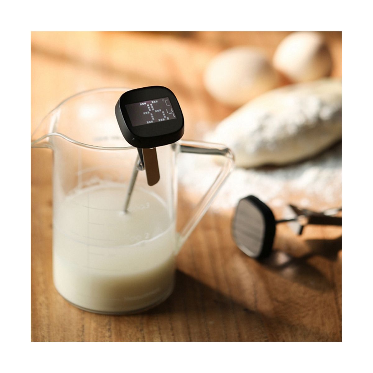 Coffee Thermometer Electronic Digital Display Thermometer Hand-Brewed Coffee Milk Lahua Milk Froth Temperature Needle