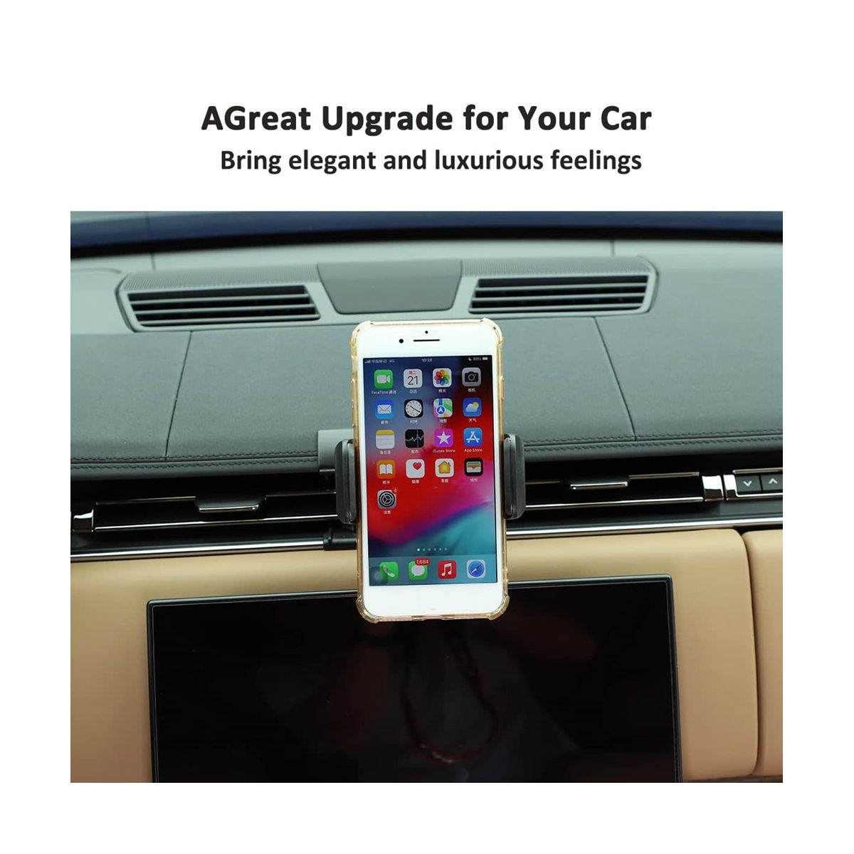 Car Dashboard Phone Holder for 2023 Central Control Air