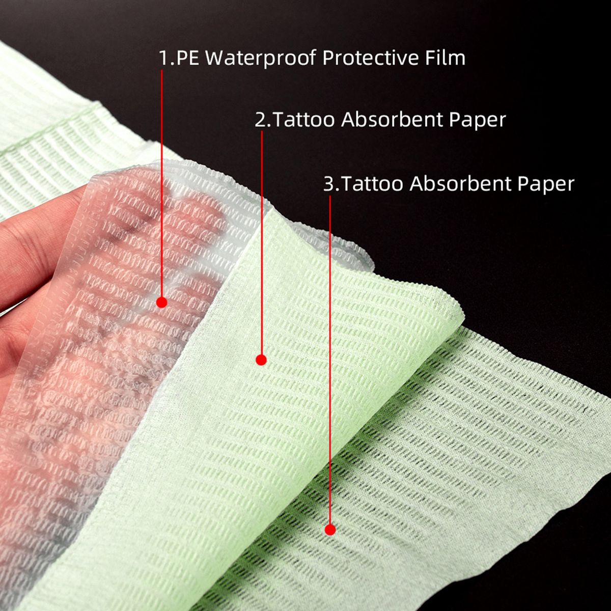 Disposable Bibs Tattoo Table Covers Clean Pad Waterproof