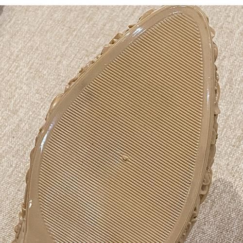 Sandals Women's Wedge Slip Soft Bottom Beach Jelly Shoes Black