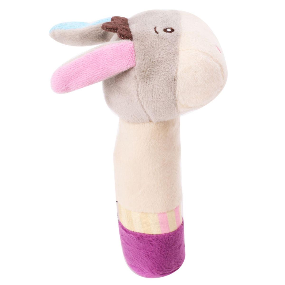 1 Pcs Plush Rattle Appease Animal Doll for Baby Education