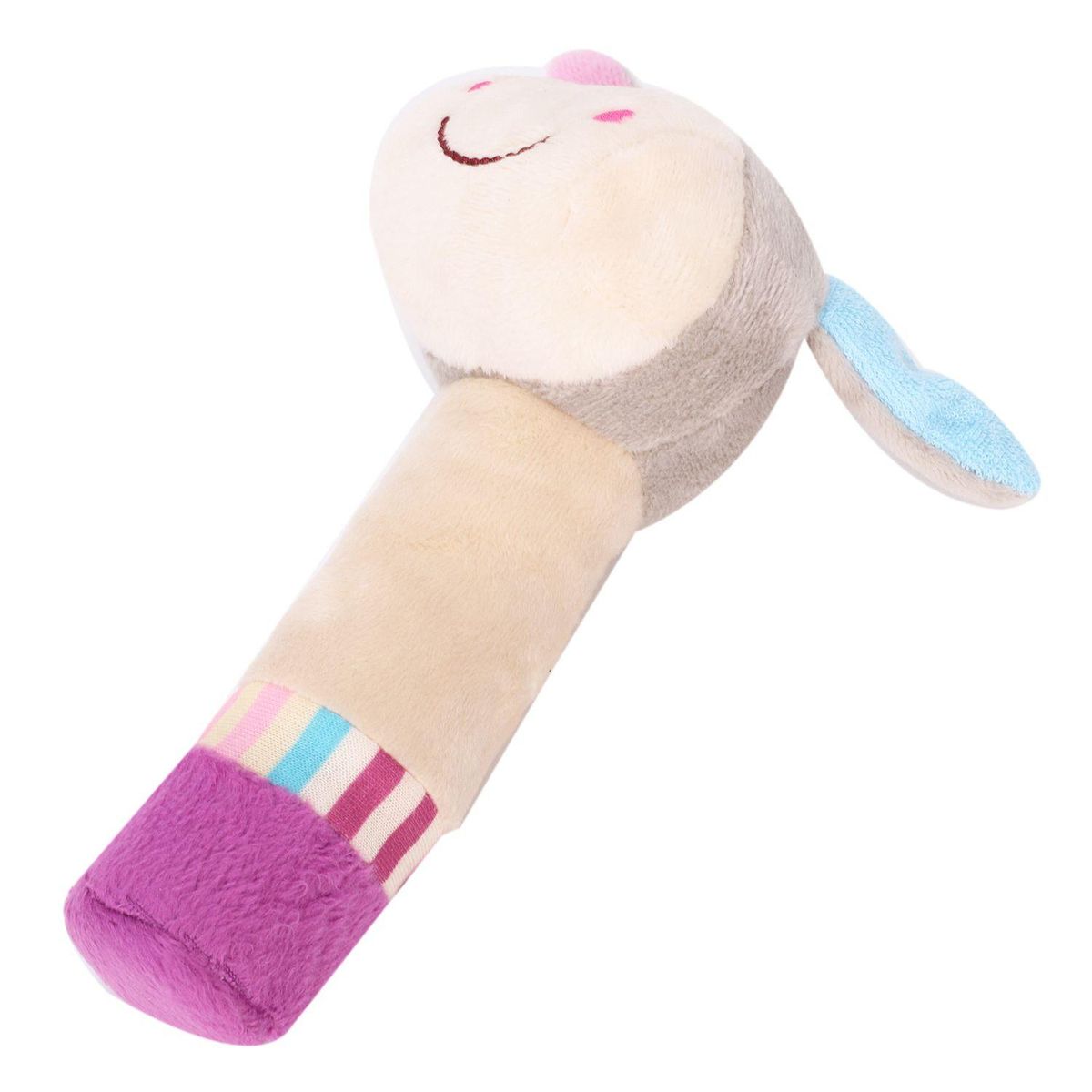 1 Pcs Plush Rattle Appease Animal Doll for Baby Education