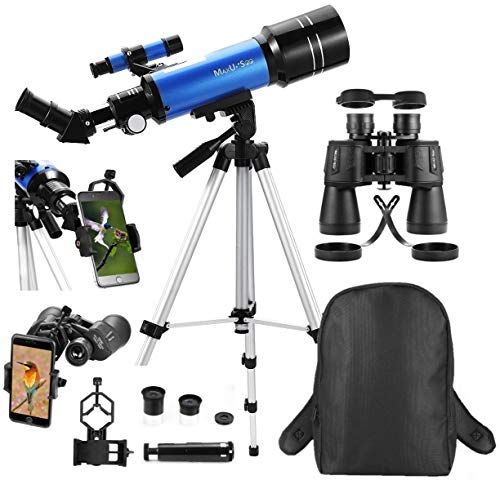 MaxUSee Travel Telescope With Backpack  70mm Refractor Teles