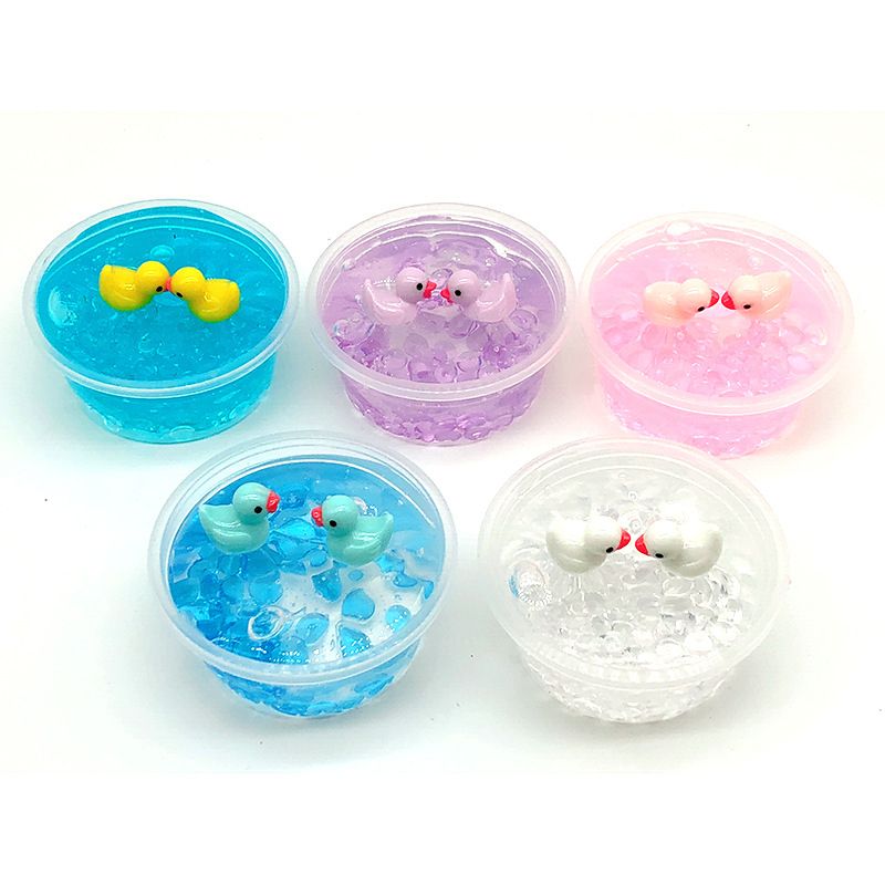 60ml DIY Slime Toys Duck Mud Mixing Cloud Slime Scented Stress Kids Clay Toy Kids Clay Relax Gifts Child Creative Handmade Craft